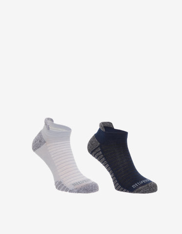 Pace Performance No Show Socks (Twin Pack