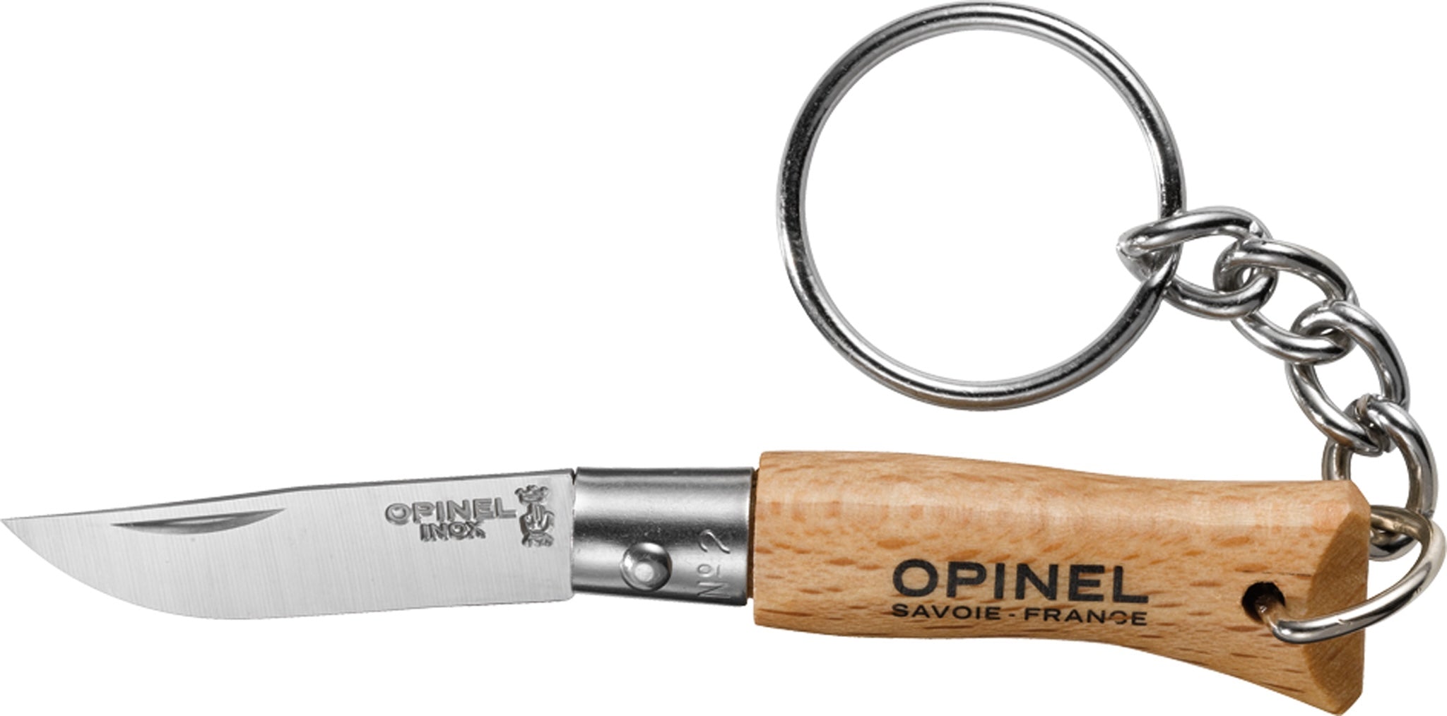 Opinel Keychain No2 3.5cm Stainless Steel Blade