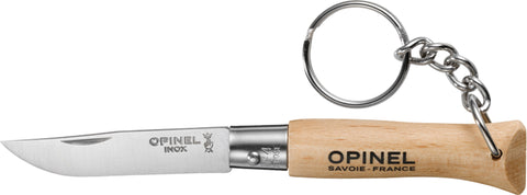 Opinel Keychain No4 4.5cm Stainless Steel Blade